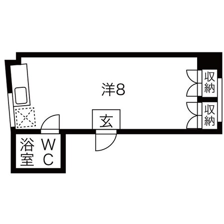 オズレジデンス難波南の物件間取画像